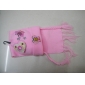 Wholesale Pink Lovely Baby Girl Hat and Scarf Set for 3-4 Years
