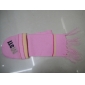 Wholesale Cool Pink Hat and Scarf Set with Fringe Lace for Child Girl