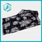 Wholesale Bright Color Flat Bed Press Silvery Leaves Head Scarf
