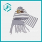 Wholesale Ok Design Hat Striped Scarf 100% Acrylic Lovely Hat Scarf Set