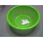 green bright round stackable storage Vegetable Plastic Basket