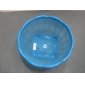Wholesale round light blue Vegetable Plastic Basket with small holes