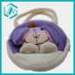 Wholesale Stylish lovely puppy-like handbag, 2 layers 2 zippers