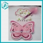Design Stylish Daily Use Notebook And Pen Set With A Butterfly Book, A Feather Pen, A Card