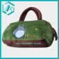 Wholesale Plush green Galesaur handbag for ladies, grey belt
