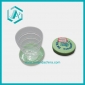 Wholesale Daily Use Plastic Transparent Retractable Cup With Diameter 7CM And Height 8CM, Green Cover
