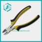 Lineman Use 19CM Cutting Pliers, High Carbon Steel With Rubber Yellow And Black Grips