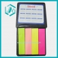 Wholesale 8pcs Fluorescent Paper Note Pad, 100 Pages, Black Cover, Daily Use