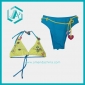 Wholesale swim wear bathing suit bikini and Panty, yellow and green