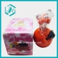 Orange Stainless Steel And Resin Fruit Fork, Family Use