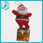 Wholesale 3.5" STUFFED CHRISTMAS SANTA WITH TREES DECORATION GIFT