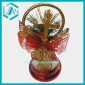 Wholesale Old Plastic Christmas Santa Scene Bell Ornament