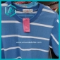 Wholesale Good Men's blue and white section casual T-shirt on sale