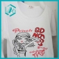 Cute white girl's T-shirt with figure 100% cotton on sale all size