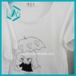 Wholesale Young girl's short sleeves with cute printing white with all size on sale T-shirt