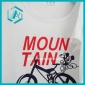Wholesale summer round neck girl's T-shirt 100% cotton all size fresh white with picture printed