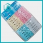 Wholesale 24pcs Multicolor Useful Plastic Clothes Pegs and Clips