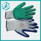 new rubber mixed color work gloves full finger gloves with low price