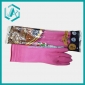 New pink stretch long rubber gloves for household use cleaning gloves
