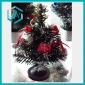 Wholesale Cute small gift artificial green Christmas tree with different ornaments table decoration