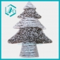 Wholesale Christmas gift artificial pine tree with snow flower pattern new Christmas holiday decoration