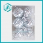 Wholesale White shining glass ball Christmas adornment new Christmas tree ornament 6pcs a set