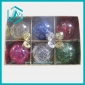 Wholesale 2" new Christmas tree decoration glass ball ornament with six color 6pcs/opp on sale