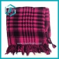 Wholesale Good headwear new fashion rose red and black headscarves with lattice on sale
