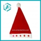 Wholesale red cotton polyester Christmas  cap&hat for Christmas day dressing