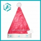 Wholesale beatiful new red cotton polyester Christmas cap & hat