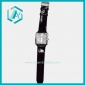 Wholesale Fashion Girls Leather Wrist Watch with Quartz Analog Black Dial