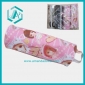 Fashion leather pencil bag with lovely smile face in pink color for children gift