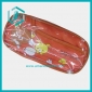 Stationery bag lovely leather pencil cases with orange cartoon animals good for children