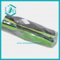 Wholesale Useful stationery pencil bag with green and white color suitable for children school suppliers