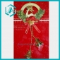 Wholesale A Charming Red and Golden Color Christmas Gift with Two Small Bells