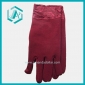 Wholesale scarlet cloth and wool lace nap gloves with pure color fashion design