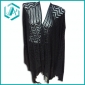 Wholesale Pretty Newly Designed Black Environmental Materials Pashmina Shawl for Ladies