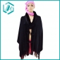 Wholesale Good Looks Newly Designed Black Cashmere-Like Pashmina for Women