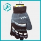 Wholesale Warm winter gloves wool men's plain gloves with cool pattern for daily use