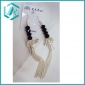 Wholesale Fshion classic sterling silver plating earring charm style earring with gold chain