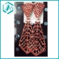 Wholesale Real cool red dangle earring with red crystal fanshaped design
