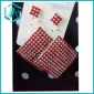 Wholesale New elegance red earring with red diamond square pattern cool summer jewellery