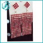 Wholesale cheap and good earring with red diamond oblong pattern cool summer earring