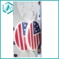 Wholesale Beautiful acrylic simple design round earring with flag pattern on sale