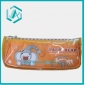 Wholesale Good-looking Proper Size Orange PU Pencil Case One PC Per OPP