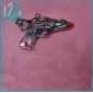 A Newly Designed Small Silvery Plastic Toy Guns As A Gift For Kids