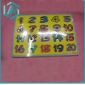 Wholesale Funny Number Puzzle Educational Toys for Kids with PVC and Card Packing