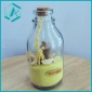 Cheap Vintage cool yellow color sand bottle made of craft sand natural conch