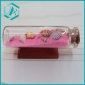 Wholesale Hot sell cheap small cute pink color sand bottles with little shells