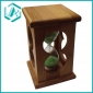Cool design good ornamnet hour glass gift made of wood and craft sand
